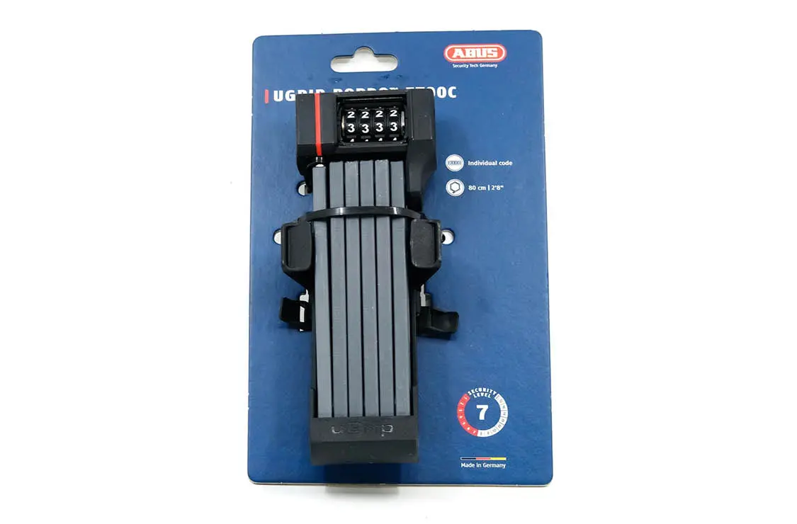 ABUS Bordo U-Grip 5700 Combo Folding Lock 80cm - Image 4