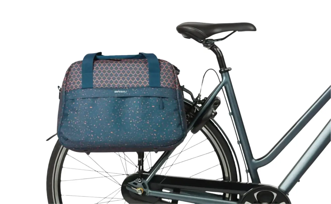 Basil Carry All Flair Bicycle Bag 18L Navy - Image 5