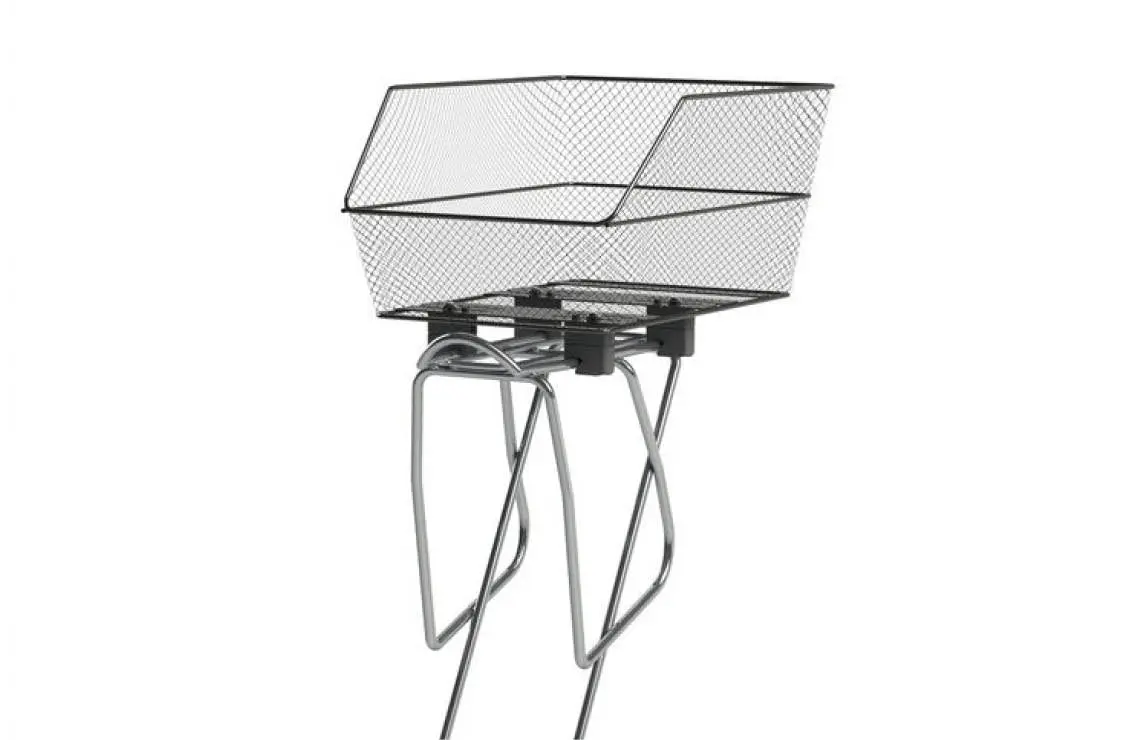 Basil Cento Rear Basket WSL Black - Image 3