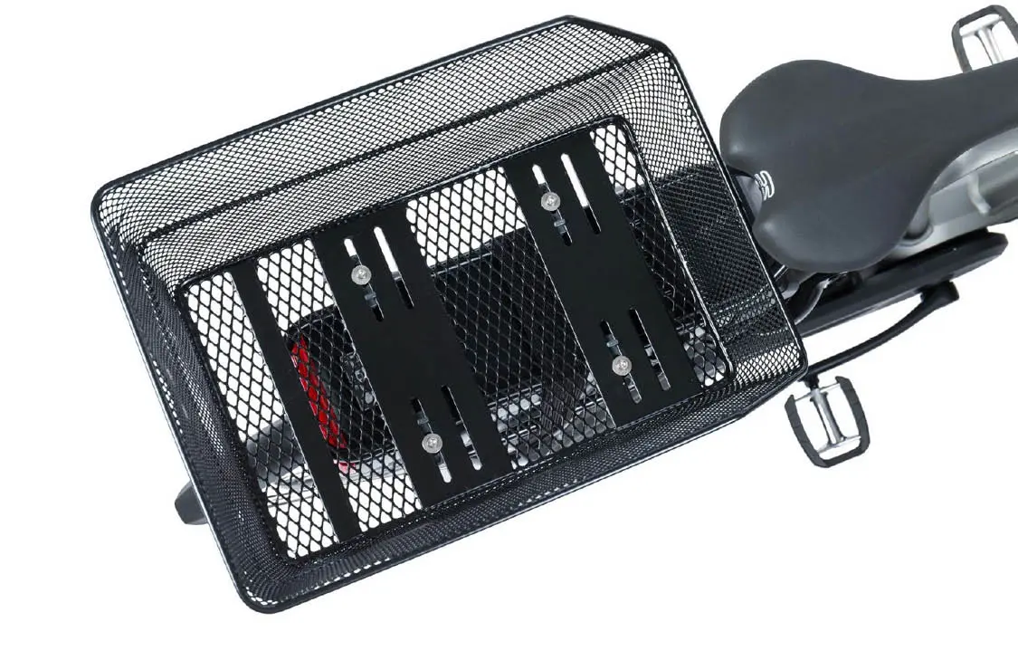 Basil Cento Rear Basket WSL Black - Image 4