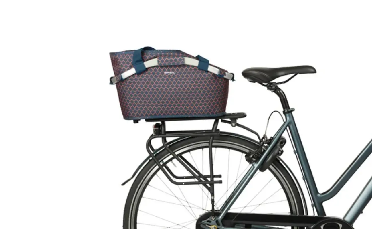 Basil Flair Carry All Rear Basket MIK, 22L, Navy - Image 7