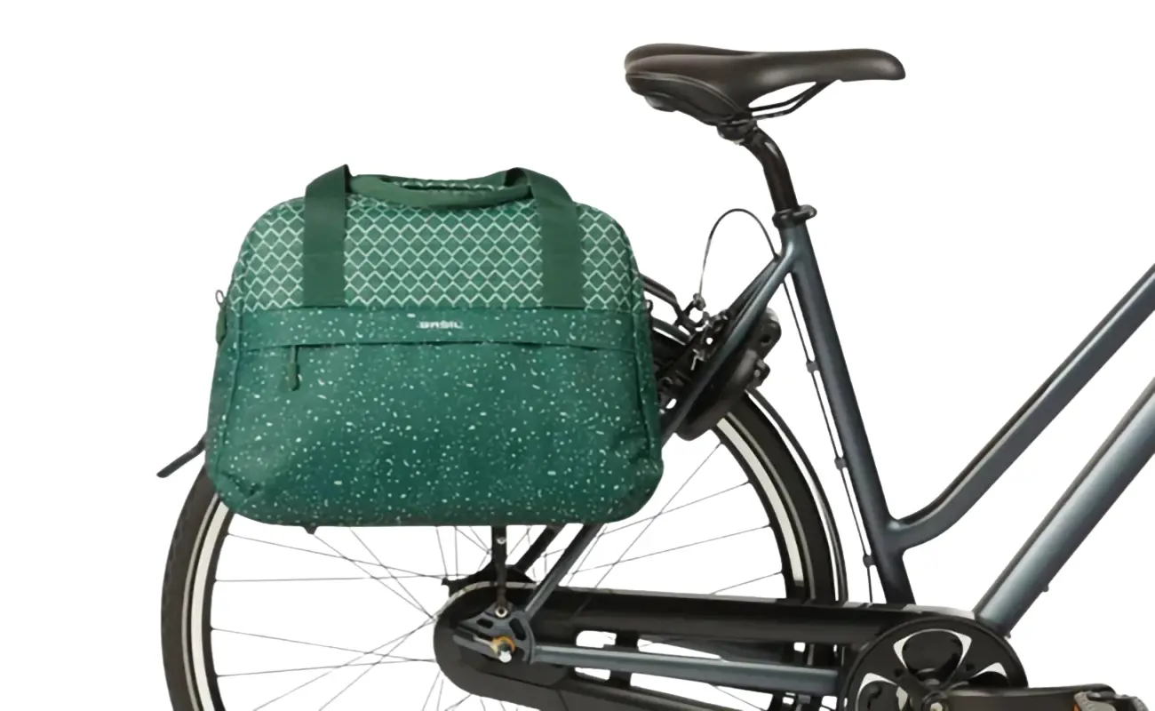 Basil Carry All Flair Bicycle Bag 18L Green - Image 5