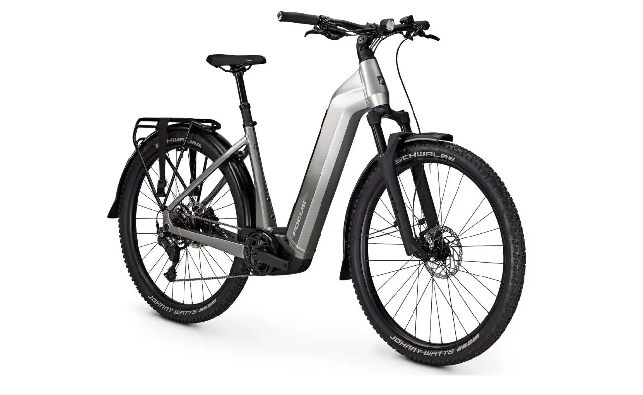 Focus F26 Aventura2 6.7 Wave E-Bike - Silver - Image 2
