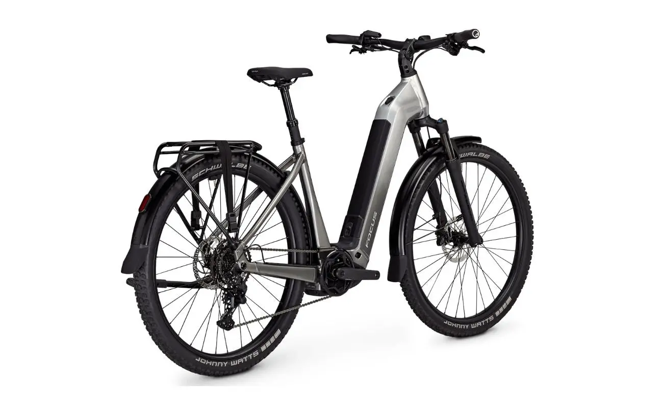 Focus F26 Aventura2 6.7 Wave E-Bike - Silver - Image 3