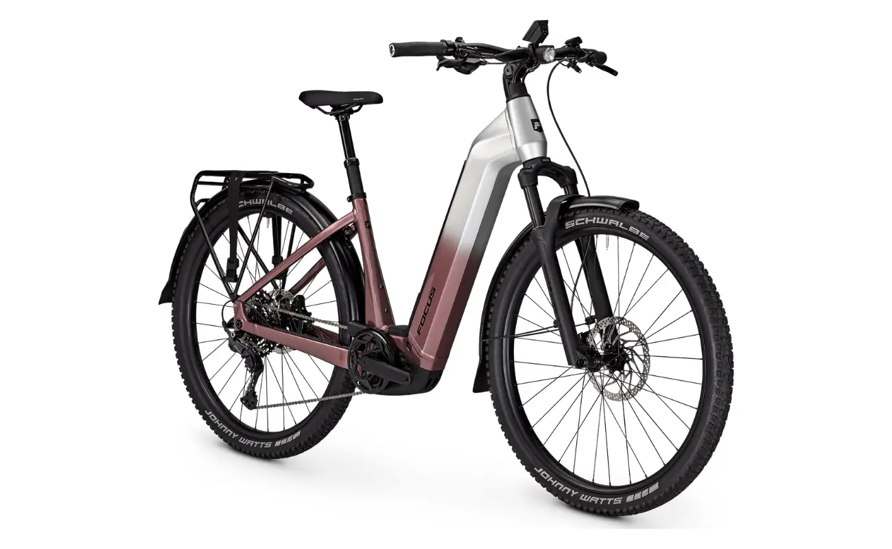 Focus F26 Aventura2 6.8 Wave 800Wh EBike, Silver/Mauve - Image 2